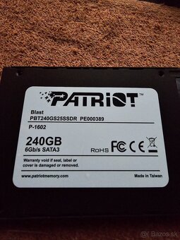 Patriot Blast 240GB SSD - 2