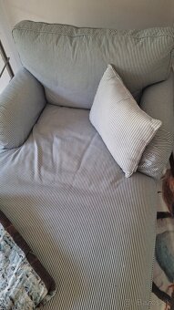 Nádherný kusok lenoška kreslo ležadlo ikea - 2