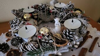 Adventný svietnik okrúhly - 2