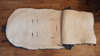 Zimný fusak s ovčou vlnou merino - 2