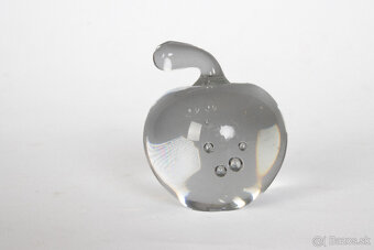 Sklenené jablko - ťažítko - dekorácia - 2