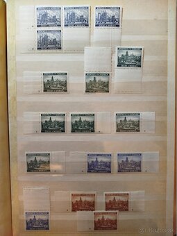 Protektorát Čechy a Morava - partia známok - 2