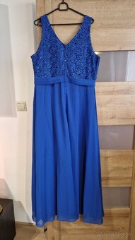 Spoločenské šaty modré - 2