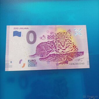 0 euro souvenír Česko - 2