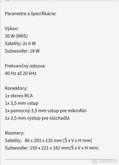 Logitech reproduktory - 2