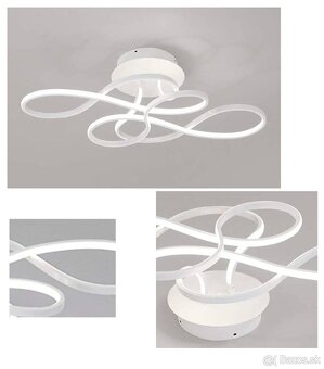 LED dizajnové stropné svietidlo s diaľkovým ovládaním 58W - 2
