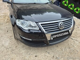 Predám kompletný predok pre Volkswagen Passat b6 3c--BLACK- - 2