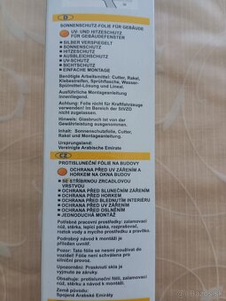 Protislnecne folie na okna - 2