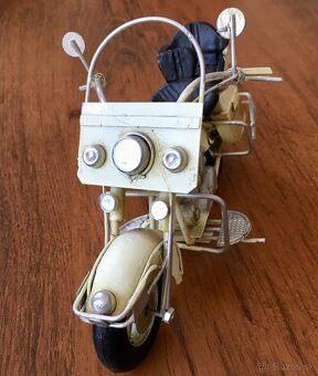 Motorka, model, retro, dekorácia, darček - 2