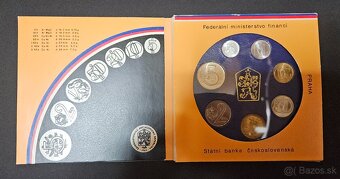 Sady Československých mincí 1991 a 1989 - 2