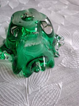 hutné sklo,váza ,popolník - 2