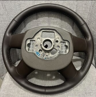Audi A6 C7 A7 multifunkčný kožený volant - 2