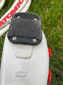 Detske lyže Atomic Race 7 + detske lyžiarky Rossinol - 2