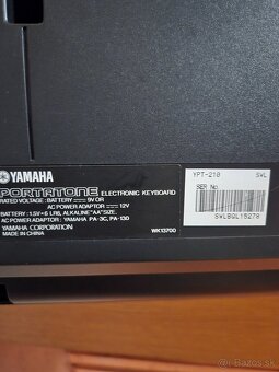 Digitálne piano - klavir Yamaha YPT 210 - 2