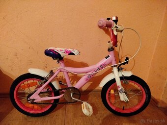 Detský bicykel 14 ružový - 2