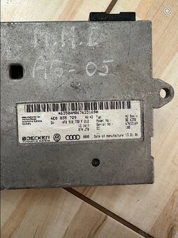 Interface radiaca jednotka Audi A6 C6 4F MMI 2G - 2
