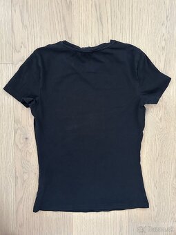 Armani Jeans tričko XS čierne - 2