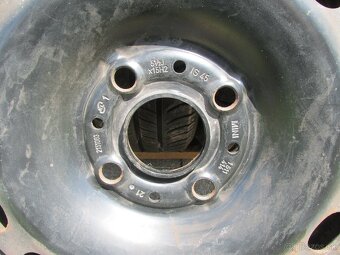 plechove disky 4x100 r15+letné pneumatiky michelin 175/65r15 - 2