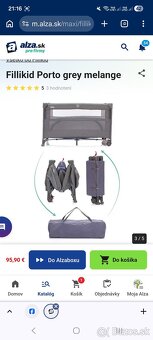 Cestovná postieľka - 2