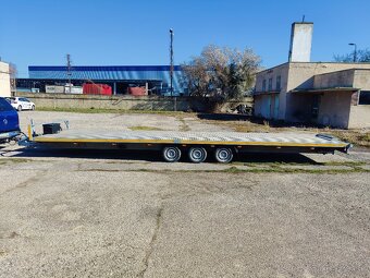 Prívesný vozík - trojnápravové plato - 2