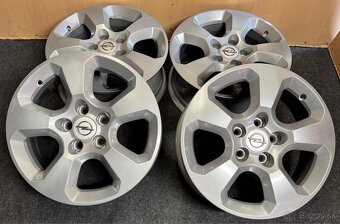 5x110 R16 Original Opel H strieborne - 2