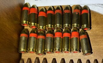 Školné náboje 223Rem 5,56x45 9mm Luger 7,62x39 40SW - 2