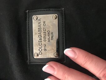 DOLCE&GABBANA originál black damske tricko M/L - 2