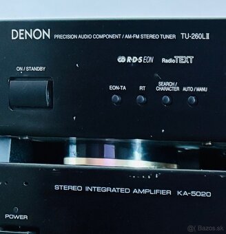 Zosilňovač KENWOOD , FM tuner DENON - 2
