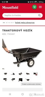 Vozik za traktorovú kosačku - 2