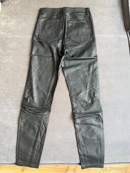 Stradivarius slim cierne kozene nohavice, velkost 38 - 2