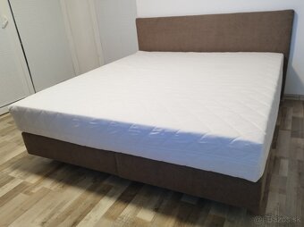 boxspring manzelska postel 180x200x55 cm - 2