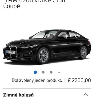 Kompletná sada zimných pneu aj na diskoch 17" V-spoke - 2