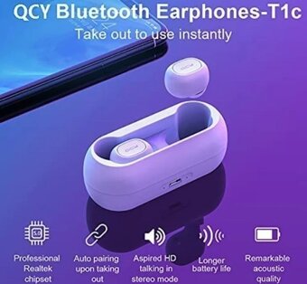 Bluetooth Slúchadlá QCY T1C - 2