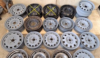 PLECH. DISKY PO 1 KUSE - ŠKODA, FIAT, PEUGEOT, FORD,RENAULT, - 2