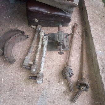 Náhradné diely Praga PV3S V3S brzdové obloženie kosti - 2