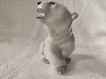 Sběratelská soška Lední medvěd, Lomonosov,SSSR - 2