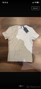 Tommy Hilfiger detské tričko sivé - 2