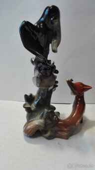 Stará soška -Vrána a liška - 2