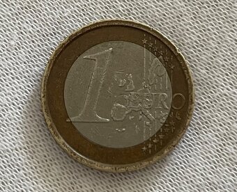 1 Euro COIN From 2002-R Leonardo Da Vinci - 2