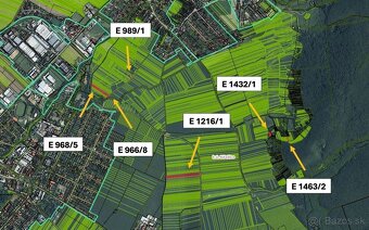 Žitavany – 880 m2 ORNÁ PÔDA a LESY – Na Predaj - 2