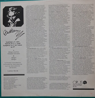 Retro gramofónová LP platňa Ludwig Van Beethoven - 2