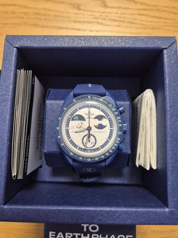 Omega X Swatch Mission To Earthphase Moonshine Gold Snoopy H - 2