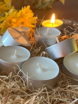 Zdravé čajové sviečky zo sójového vosku (30ks) - 2