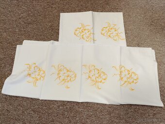 Posteľné obliečky a plachty biele bavlnené - 2