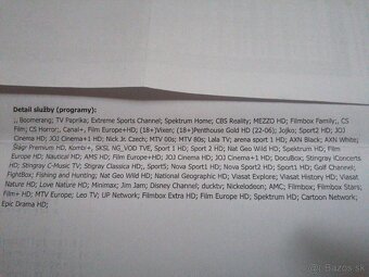 Predám Skylink platný do 6. 4 - 2