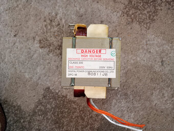 Predám trafo Z41-040328-02G a DW-755NTC a koaxiálny kábel - 2