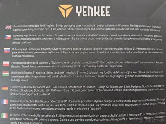 Ochranný kryt pre 8" tablety alebo e-knihy , červena farba - 2