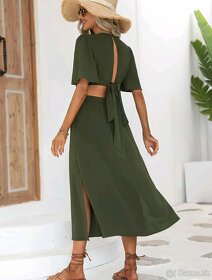 Letné zelené šaty - 2