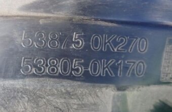 toyota hilux podblatník pravý predný 2015+ - 2