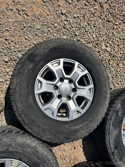 Hliníkové disky Ford Ranger 6x139,7 R16 + zimné na dojazd - 2